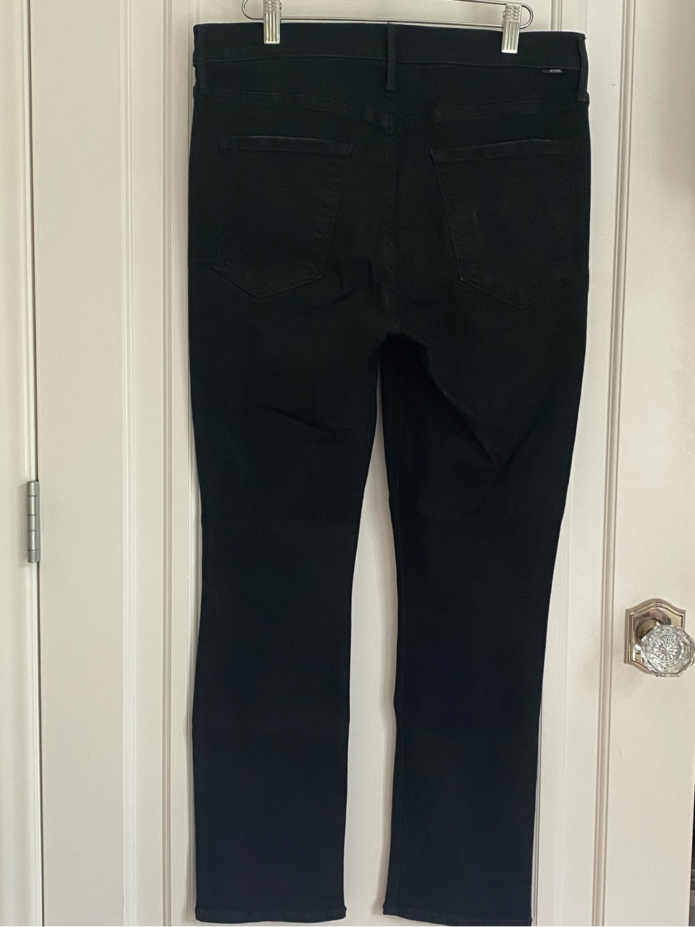 Mother: Denim- Black Mid-Rise Dazzler - Picture 4 of 9